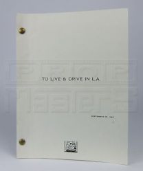 LICENSE TO DRIVE (1988)Original Script