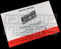 STAR WARS THE EMPIRE STRIKES BACKPreview Ticket