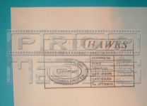 TERRAHAWKS'Station Control Room' Line Drawing Blueprint