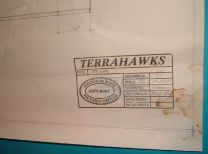TERRAHAWKSLine Drawing Int.Cafe Blueprint