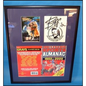 BACK TO THE FUTURE 2Almanac and Biff Co Decal