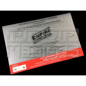 STAR WARS THE EMPIRE STRIKES BACKCharity Premiere Ticket